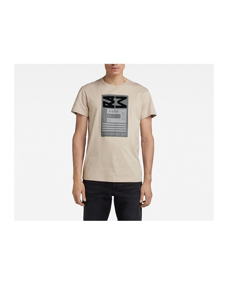 Men's Flock GR R T T-shirt Tan/Beige $28.70 T-Shirts