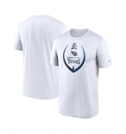 Men's White Tennessee Titans Icon Legend Performance T-shirt $16.80 T-Shirts