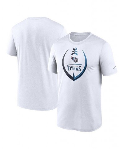 Men's White Tennessee Titans Icon Legend Performance T-shirt $16.80 T-Shirts