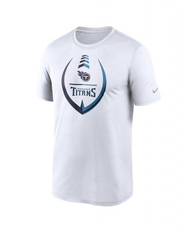 Men's White Tennessee Titans Icon Legend Performance T-shirt $16.80 T-Shirts