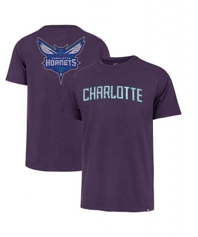 Men's '47 Purple Charlotte Hornets 2021/22 City Edition MVP Franklin T-shirt $18.54 T-Shirts