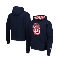 Men's Navy San Diego Padres 4th of July Stars and Stripes Pullover Hoodie $48.59 Sweatshirt