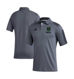 Men's Gray Austin FC 2023 On-Field Training Polo Shirt $29.90 Polo Shirts