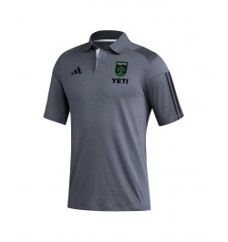 Men's Gray Austin FC 2023 On-Field Training Polo Shirt $29.90 Polo Shirts