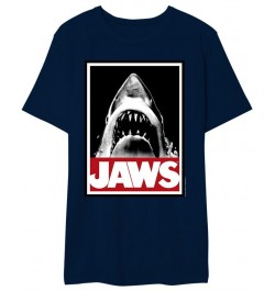 Jaws The Giant Men's Graphic Tee Blue $19.24 T-Shirts