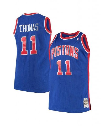 Men's Isaiah Thomas Royal Detroit Pistons Big and Tall Hardwood Classics Jersey $70.50 Jersey