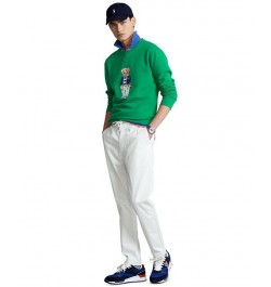 Men's Stretch Classic-Fit Polo Prepster Pants White $38.75 Pants