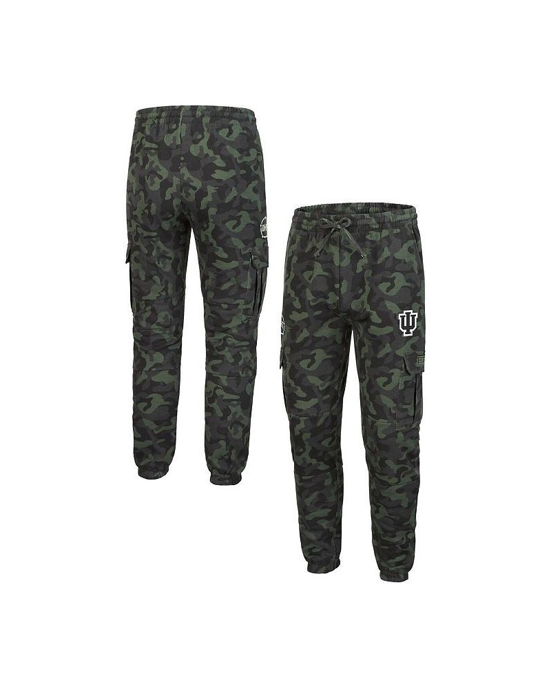 Men's Camo Indiana Hoosiers Logo OHT Military-inspired Appreciation Code Fleece Pants $32.39 Pants