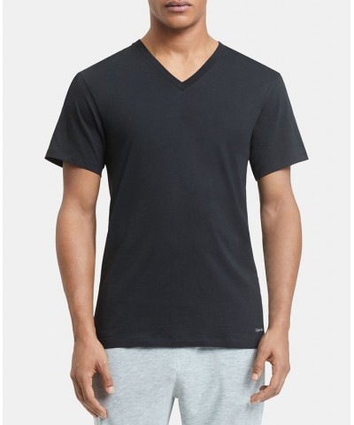 Men's 5-Pk. Cotton Classics V-Neck Undershirts Black $25.47 Undershirt