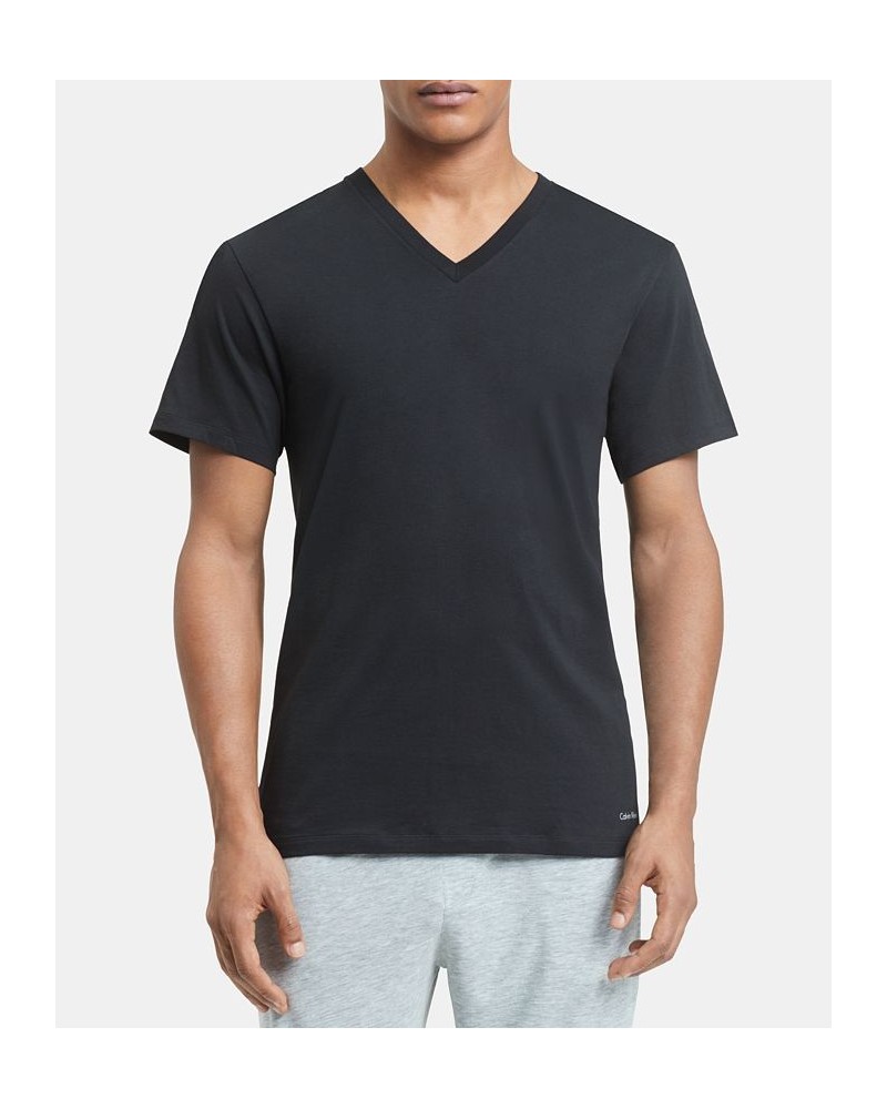 Men's 5-Pk. Cotton Classics V-Neck Undershirts Black $25.47 Undershirt