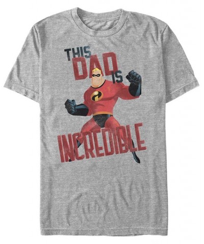 Men's This Dad Short Sleeve Crew T-shirt Gray $14.00 T-Shirts