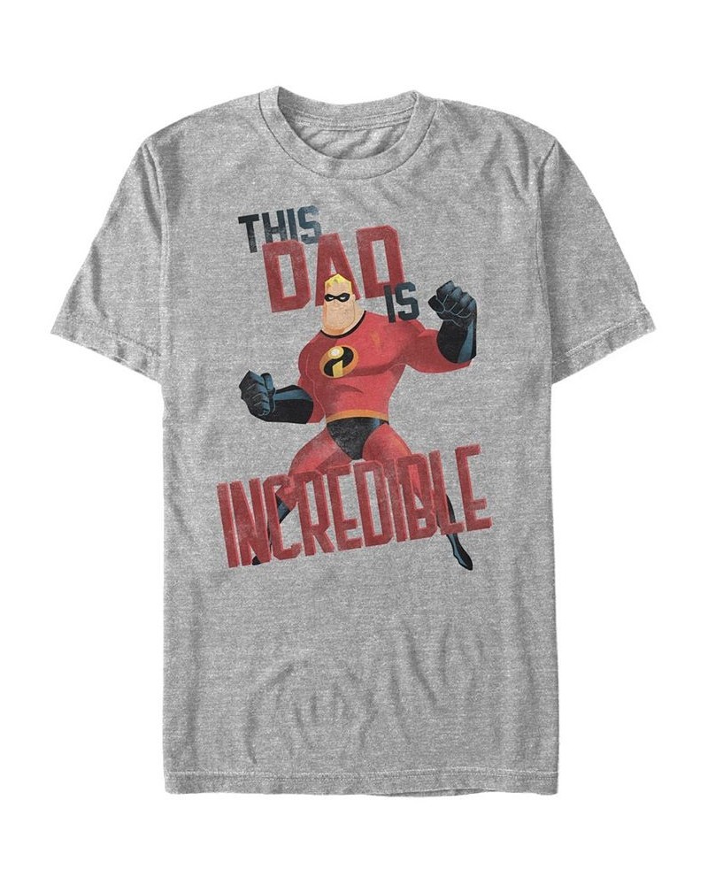 Men's This Dad Short Sleeve Crew T-shirt Gray $14.00 T-Shirts