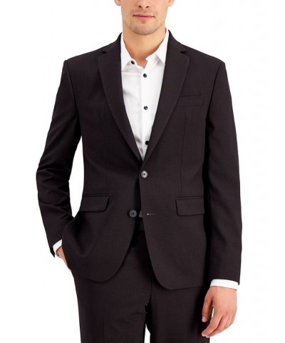 Men's Slim-Fit Burgundy Solid Suit Jacket Red $32.70 Blazers