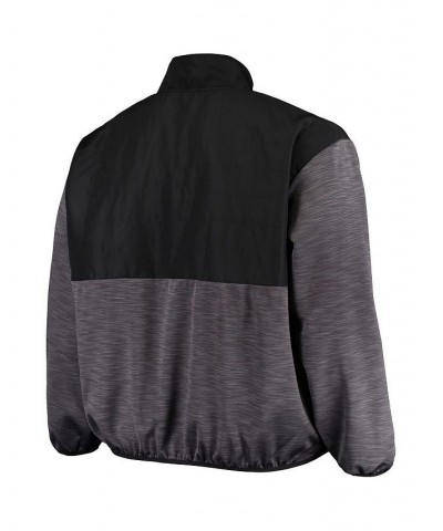 Men's Black, Charcoal Texas Longhorns Big and Tall Puff Full-Zip Jacket $35.70 Jackets