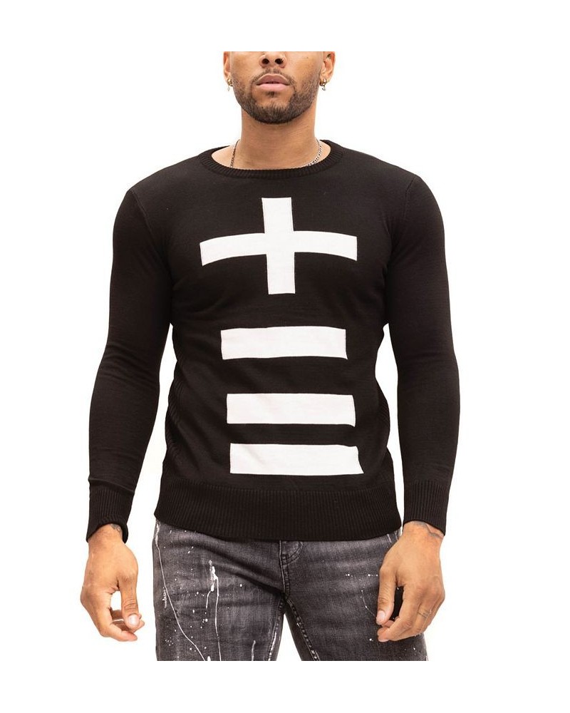 Men's Modern Signs Sweater Black $74.00 Sweaters