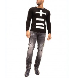 Men's Modern Signs Sweater Black $74.00 Sweaters