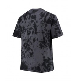 Men's Black Brooklyn Nets Big and Tall Marble Dye Tonal Performance T-shirt $24.00 T-Shirts