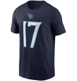 Men's Ryan Tannehill Navy Tennessee Titans Name and Number T-shirt $16.92 T-Shirts