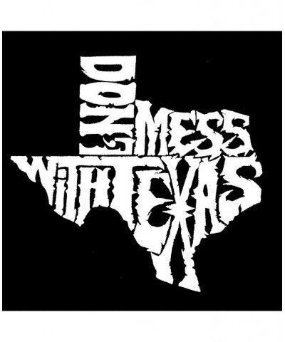 Men's Word Art Long Sleeve T-Shirt- Don't Mess With Texas Black $18.00 T-Shirts