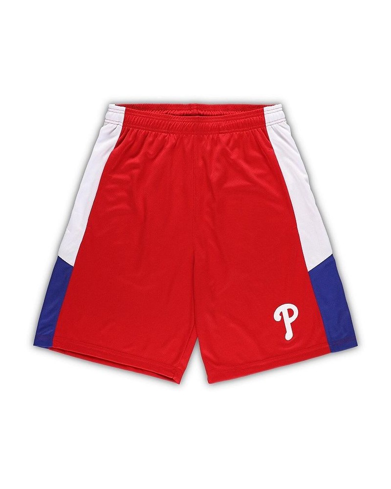 Men's Red Philadelphia Phillies Big and Tall Team Shorts $27.50 Shorts