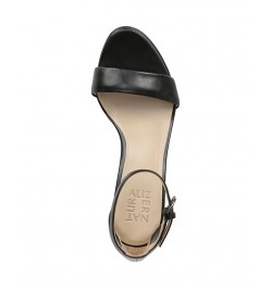 Vera Ankle Strap Sandals Black Leather $35.99 Shoes