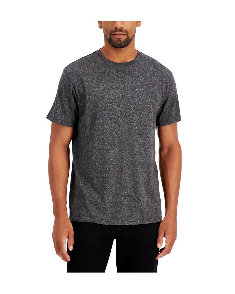 Men's Crewneck T-Shirt Black/white Hth $8.09 T-Shirts