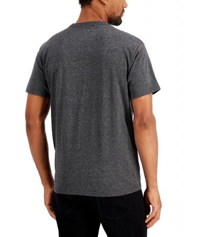 Men's Crewneck T-Shirt Black/white Hth $8.09 T-Shirts