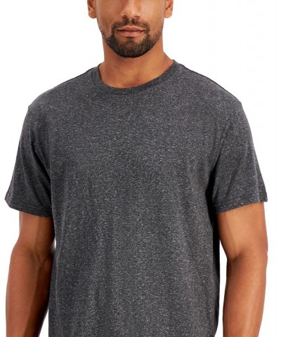 Men's Crewneck T-Shirt Black/white Hth $8.09 T-Shirts