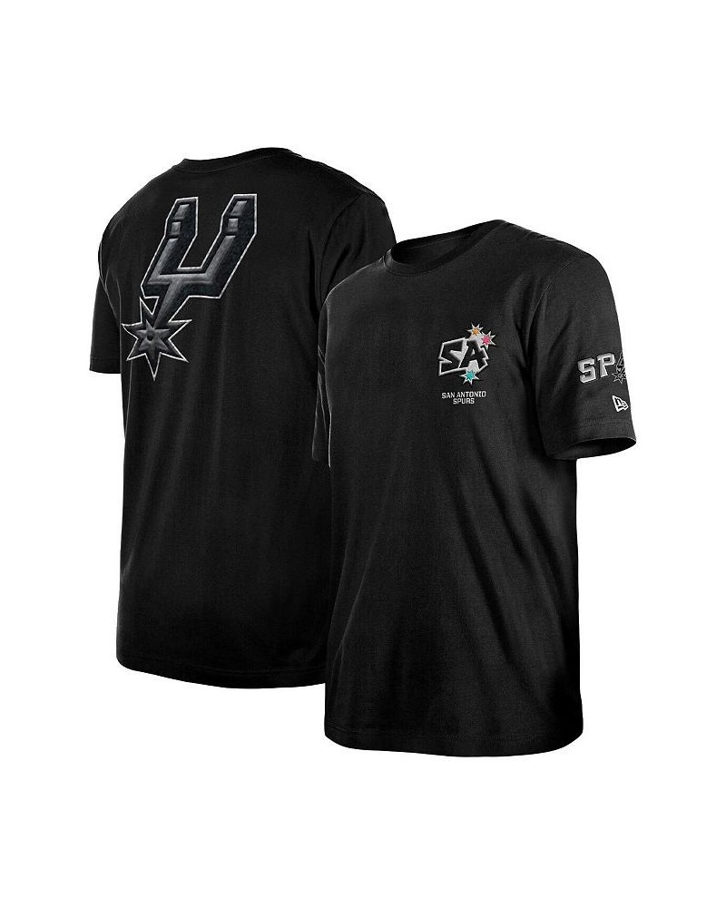 Men's Black San Antonio Spurs 2022/23 City Edition Elite Pack T-shirt $32.50 T-Shirts