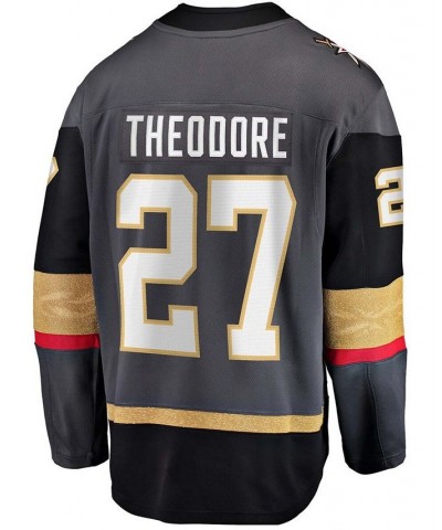 Men's Shea Theodore Gray Vegas Golden Knights Home Premier Breakaway Player Jersey $49.35 Jersey