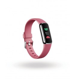 Luxe Fitness Tracker in Platinum with Orchid Wrist Band $46.18 Accessories