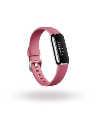 Luxe Fitness Tracker in Platinum with Orchid Wrist Band $46.18 Accessories