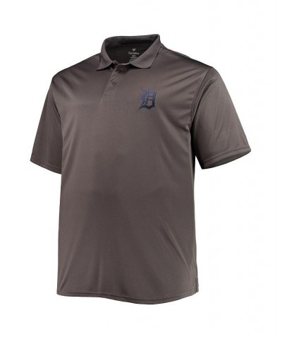 Men's Navy, Charcoal Detroit Tigers Big and Tall Two-Pack Polo Shirt Set $33.58 Polo Shirts