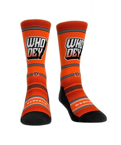 Men's and Women's Socks Cincinnati Bengals Slogan Crew Socks $12.00 Socks