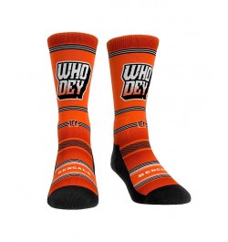 Men's and Women's Socks Cincinnati Bengals Slogan Crew Socks $12.00 Socks