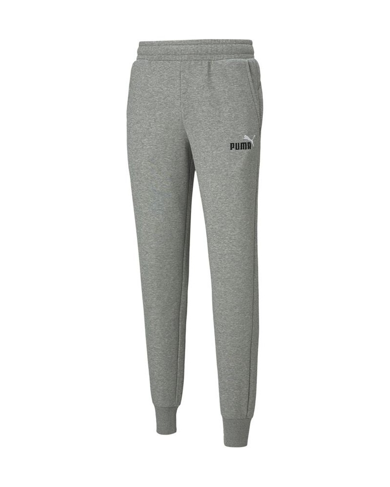 Men's Embroidered Logo Fleece Jogger Sweatpants Medium Grey Heather $27.08 Pants