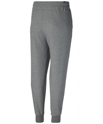 Men's Embroidered Logo Fleece Jogger Sweatpants Medium Grey Heather $27.08 Pants