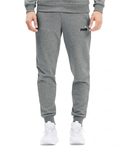 Men's Embroidered Logo Fleece Jogger Sweatpants Medium Grey Heather $27.08 Pants