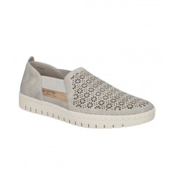 Women's Megafresh Comfort Flats Gray $29.40 Shoes