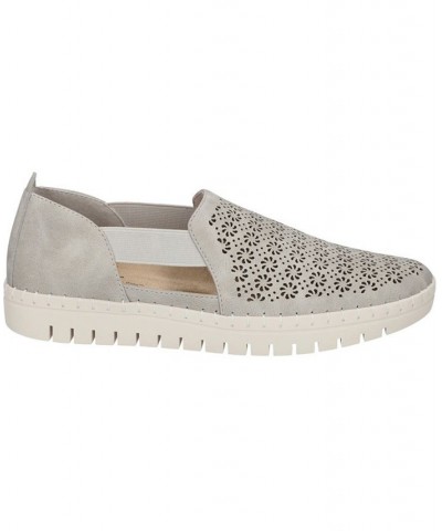 Women's Megafresh Comfort Flats Gray $29.40 Shoes