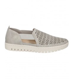 Women's Megafresh Comfort Flats Gray $29.40 Shoes