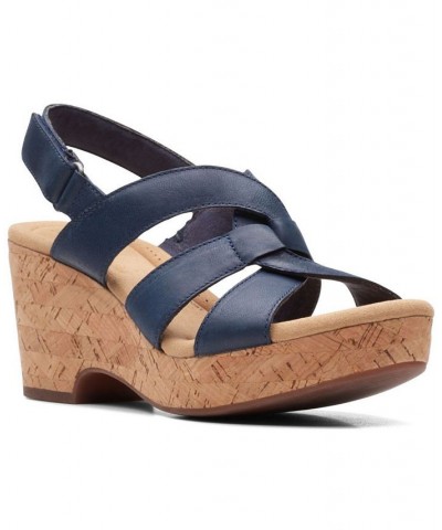 Women's Collection Giselle Beach Slingback Wedge Sandals PD01 $38.15 Shoes