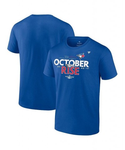 Men's Branded Royal Toronto Blue Jays 2022 Postseason Locker Room T-shirt $26.99 T-Shirts