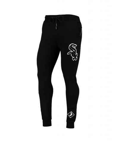 Men's Black Chicago White Sox Logo Jogger Pants $39.60 Pants