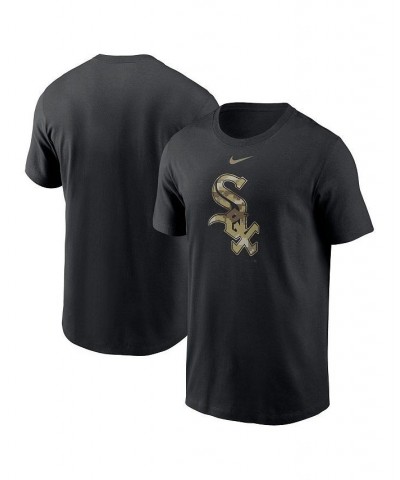 Men's Black Chicago White Sox Camo Logo Team T-shirt $19.35 T-Shirts