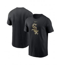 Men's Black Chicago White Sox Camo Logo Team T-shirt $19.35 T-Shirts