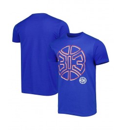 Men's and Women's Blue Detroit Pistons Element Logo Pop T-shirt $22.50 Tops