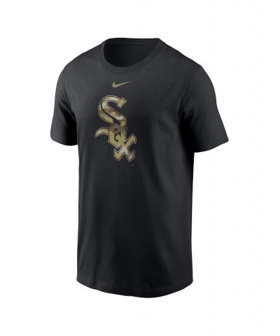 Men's Black Chicago White Sox Camo Logo Team T-shirt $19.35 T-Shirts