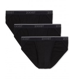 Men's 3-Pk. Stretch Sport Brief Black $22.05 Underwear