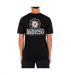 Men's Everyday Cosmic Groove Short Sleeves T-shirt Black $17.09 T-Shirts